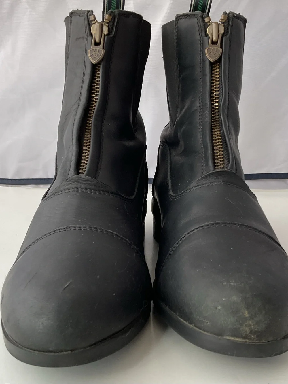 ARIAT Heritage IV Center Zip Paddock Black Leather Riding Boots Women’s Size 9